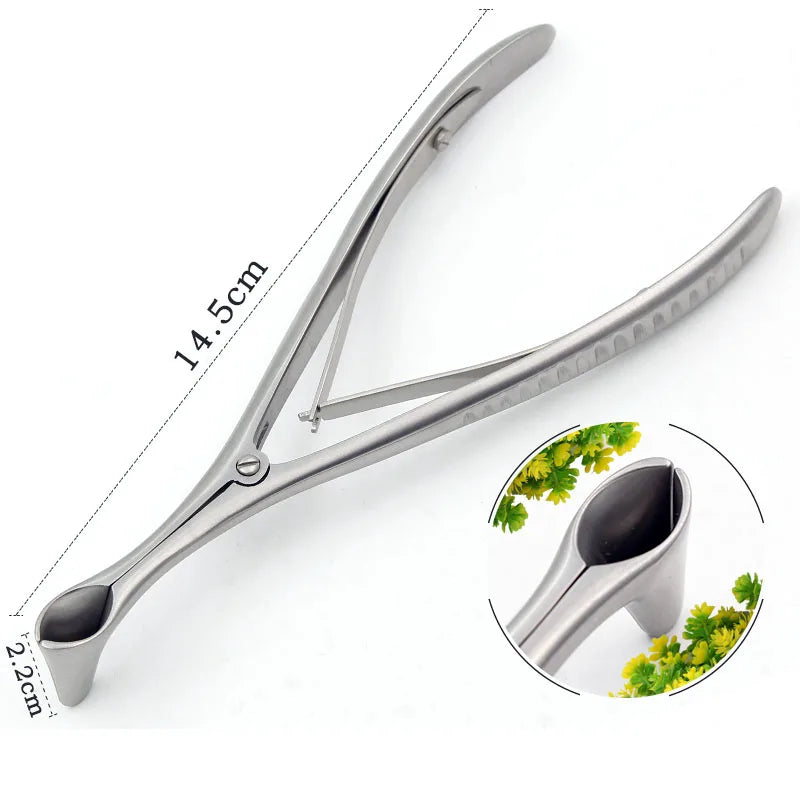 Stainless Steel Nasal Examination Adult Nose Dilating Forcepsoscope Qme