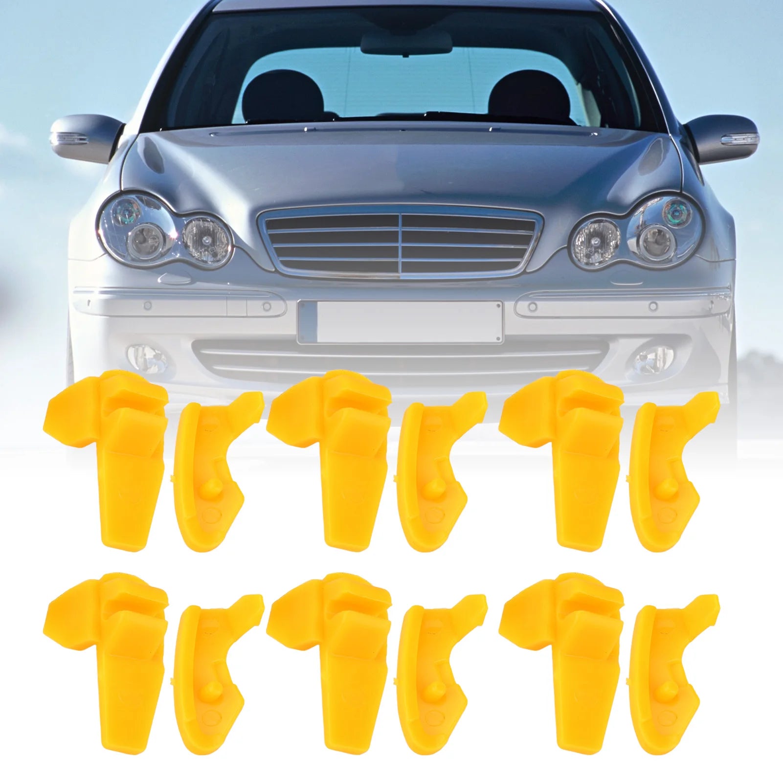 6 Pairs Tire Machine Mount Demount Heads Inserts Wheel Rim Protector for Tyre Changer Machine Mount Demount Heads Qme