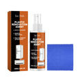 Plastic Renovation Agent Remove Oxidation Stains Dust Grime Restore Gloss Brigh Prevent Re-Yellowing Plastic Yellowing Remover Qme 100ML Boxed