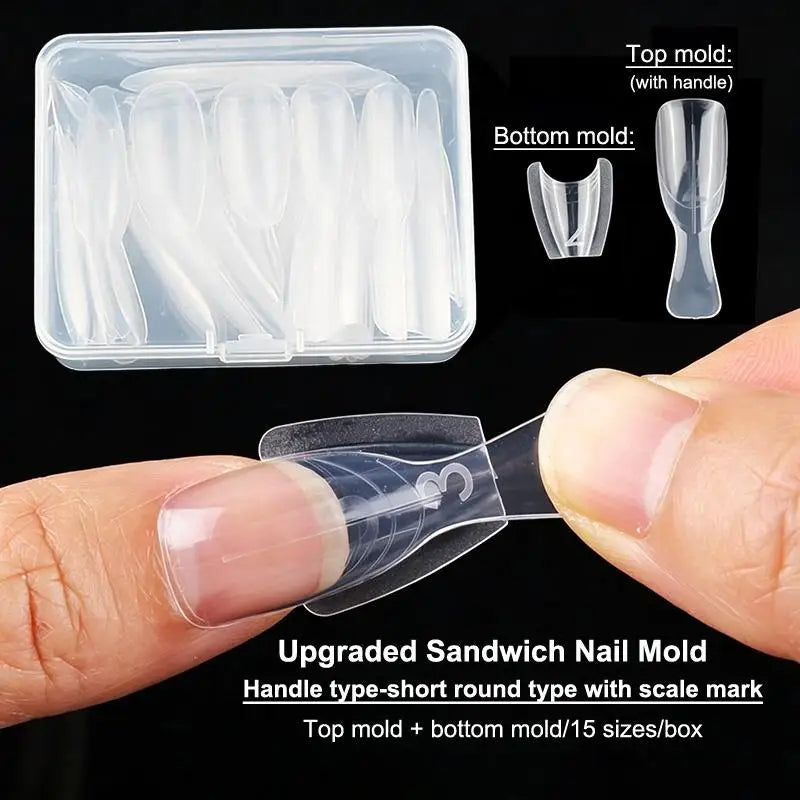 Dual Forms Sandwich Design Swift Professional Nail Salon Service Qme