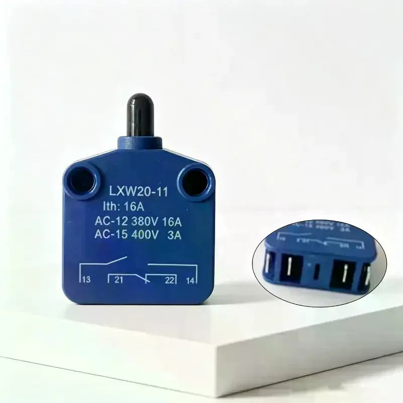 LXW20-11/M Limit Switch Stroke PUSH Slug Column Micro Travel Silver Contact Blue 16A 1NO 1NC Qme