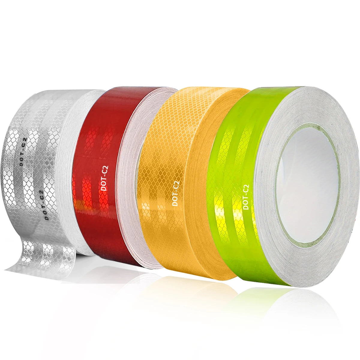 Car Reflective Safety Tape Warning Light Reflector Protective Trucks Auto Motorcycle Safety Mark Reflective Strip Sticker Qme