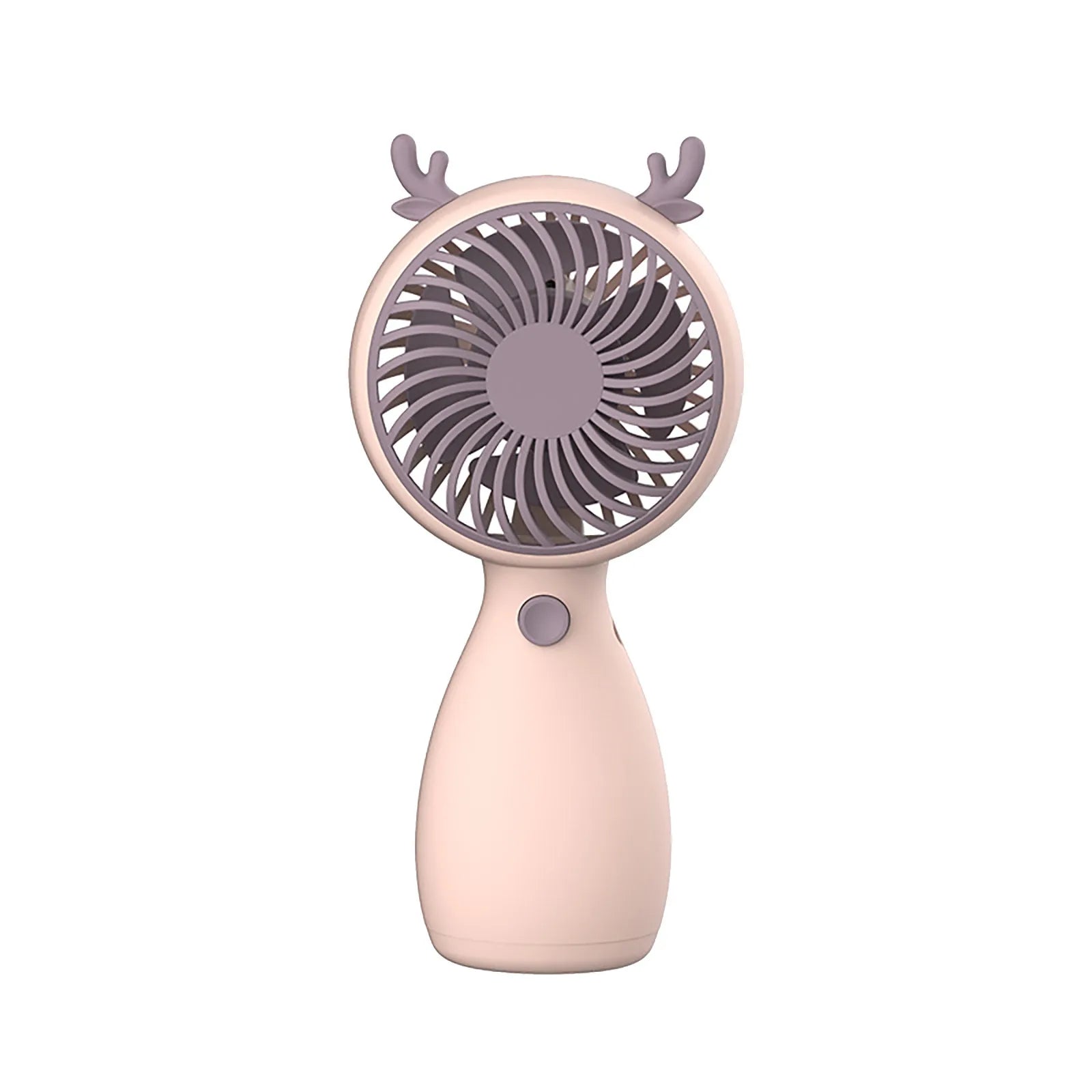 New Color Blocking Mini Handheld Electric Small Fan Portable USB Charging Silent Lanyard Fan Desk Student Dormitory Desktop Fan Qme