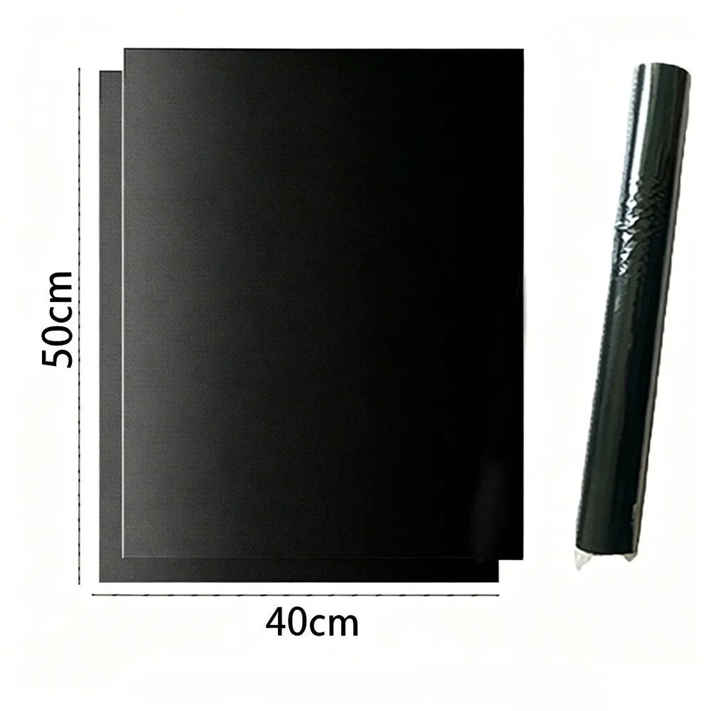 Heat Resistant Reusable Oven Liners Non Stick Anti Dirt Pad BBQ Grill Mat Kitchen Accessory For Baking Barbecue Use Qme 40x50 cm 2PCS