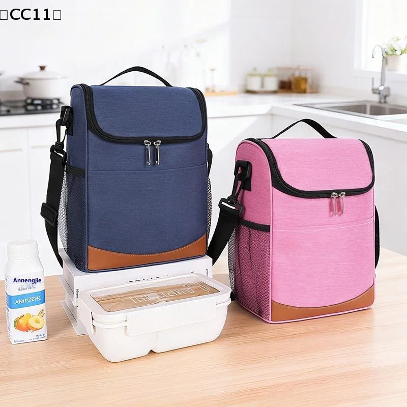 Large Capacity Insulated Lunch Tote Bag Leakproof Thermal Lunchbox Qme