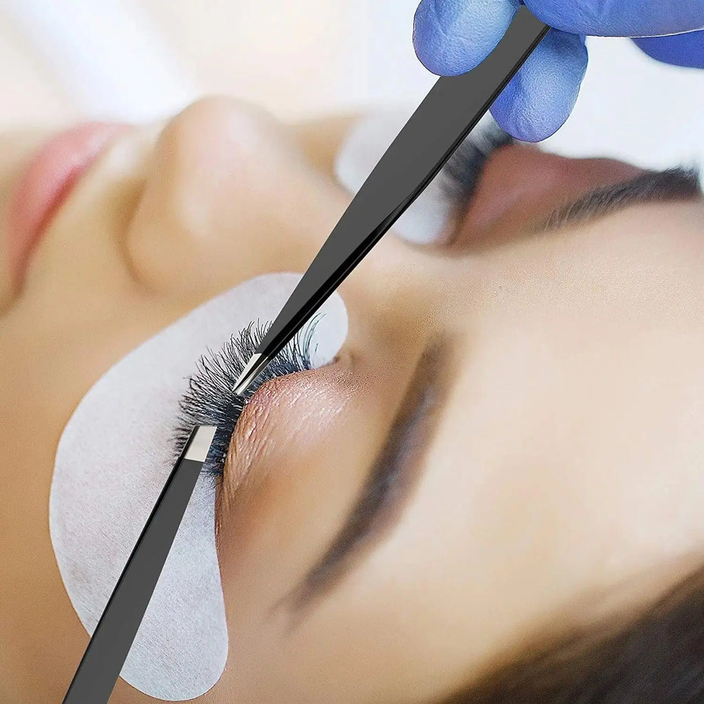 Tweezers Professional Stainless Steel Men Women Precision Eyebrow Qme