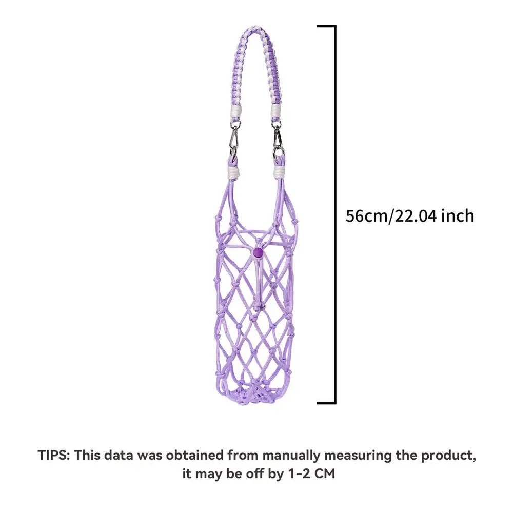 Bottle Sleeve Cotton Fashion Adjustable Portable Bag Water Bottle Carrier With Strap For Outdoor Travel Camping Hiking Fishing Qme Gold China Mainland