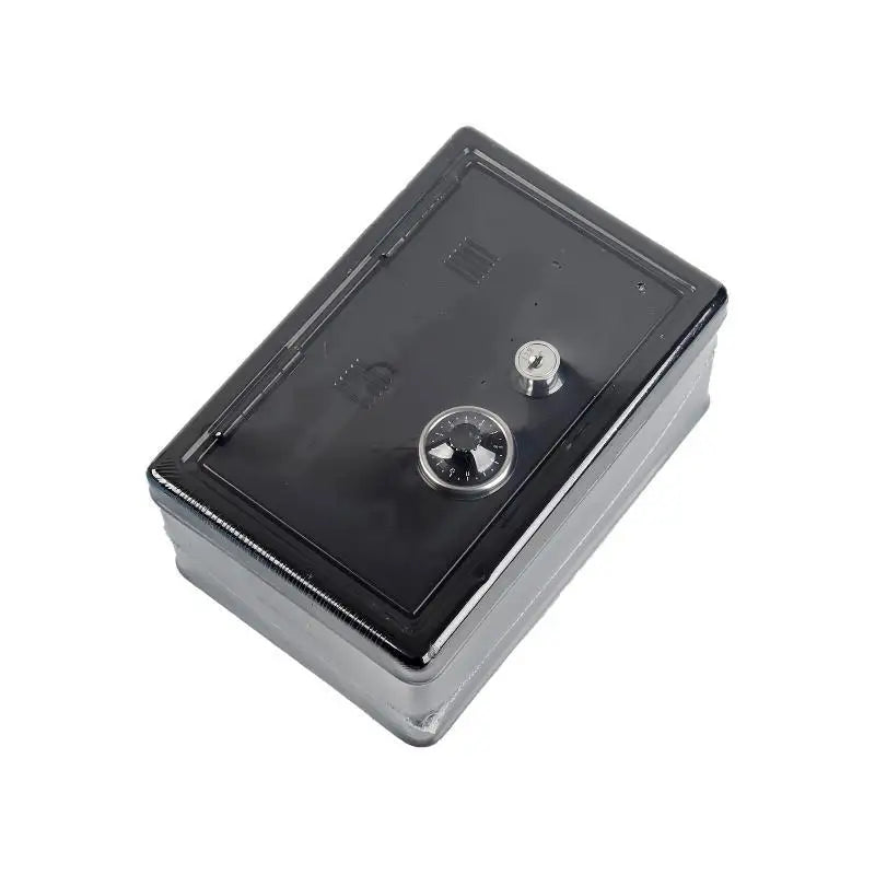 Mini Metal Safe Piggy Bank With Combination Lock And Key Access For Kids Saving Storing Small Valuables Home Office Use Qme A1
