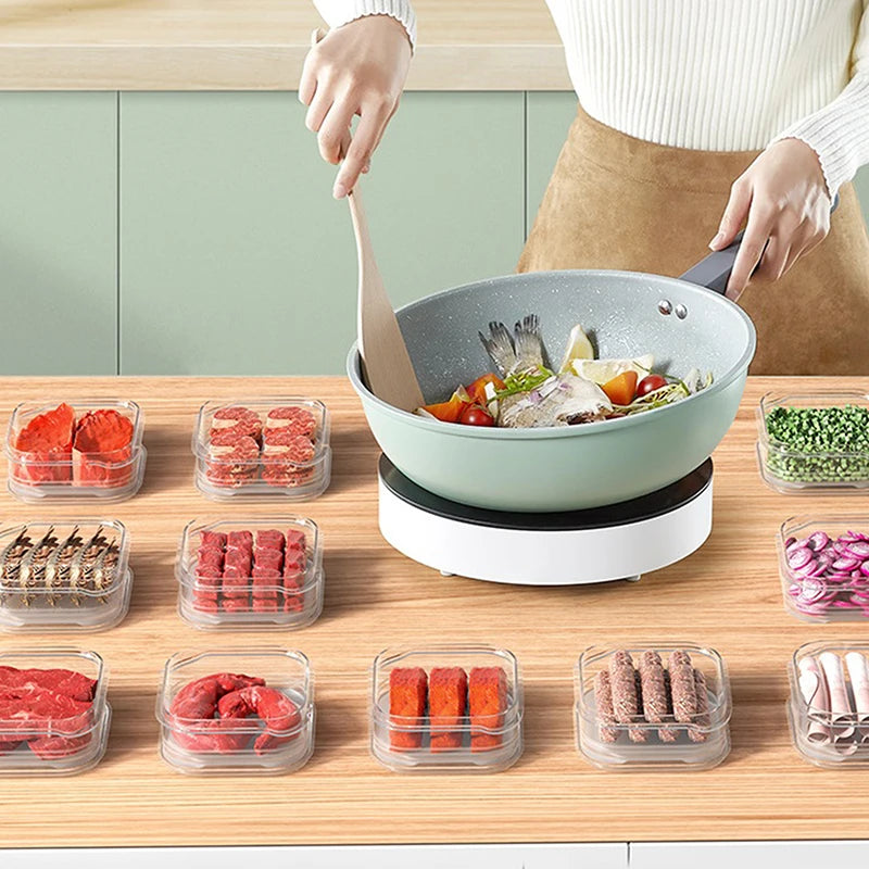 Food Storage Containers Fresh Box Kitchen Organizer Refrigerator Qme