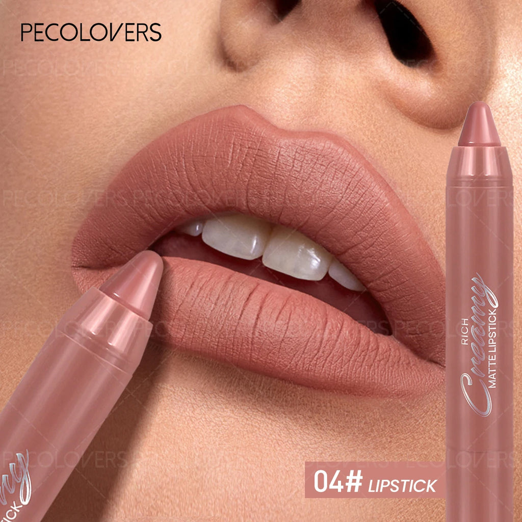 Colors Matte Lip Liner Lipstick Easy Accurately Apply Waterproof Qme 04