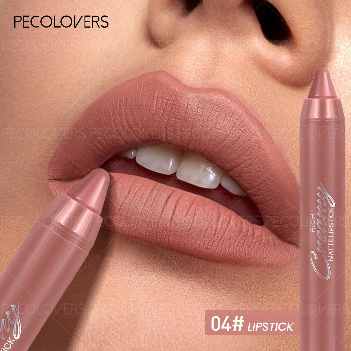 Colors Matte Lip Liner Lipstick Easy Accurately Apply Waterproof Qme 04