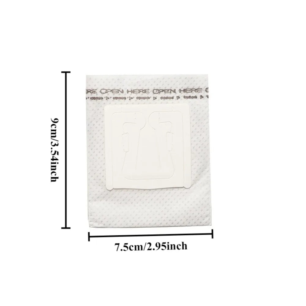 50 Disposable Coffee Filter Bags Drip Paper Hanging Ears Portable Qme