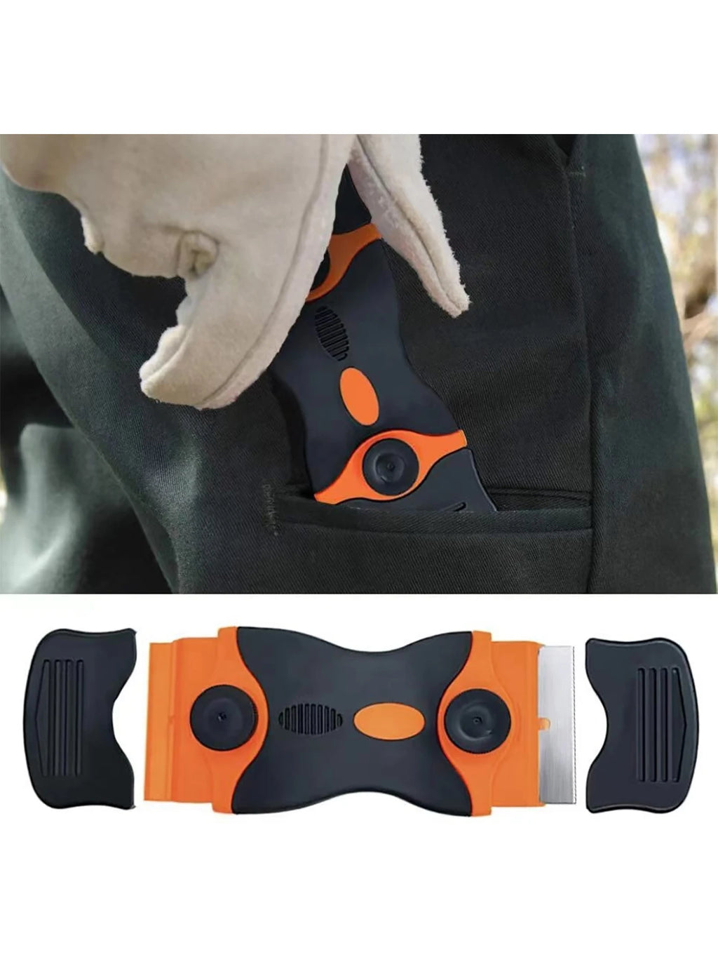 Razor Blade Scraper Double Edge Remover Tool Blades Labels Stickers Qme