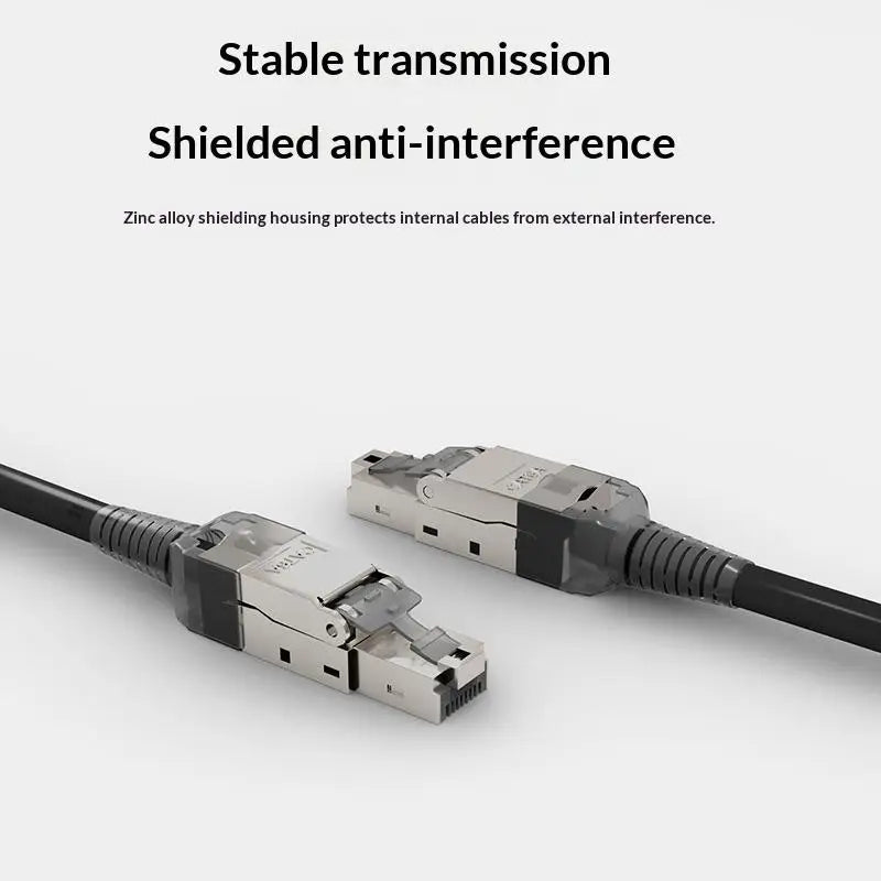 Ethernet Termination Plugs Zinc Alloy Tool-free Connectors Simplified Qme
