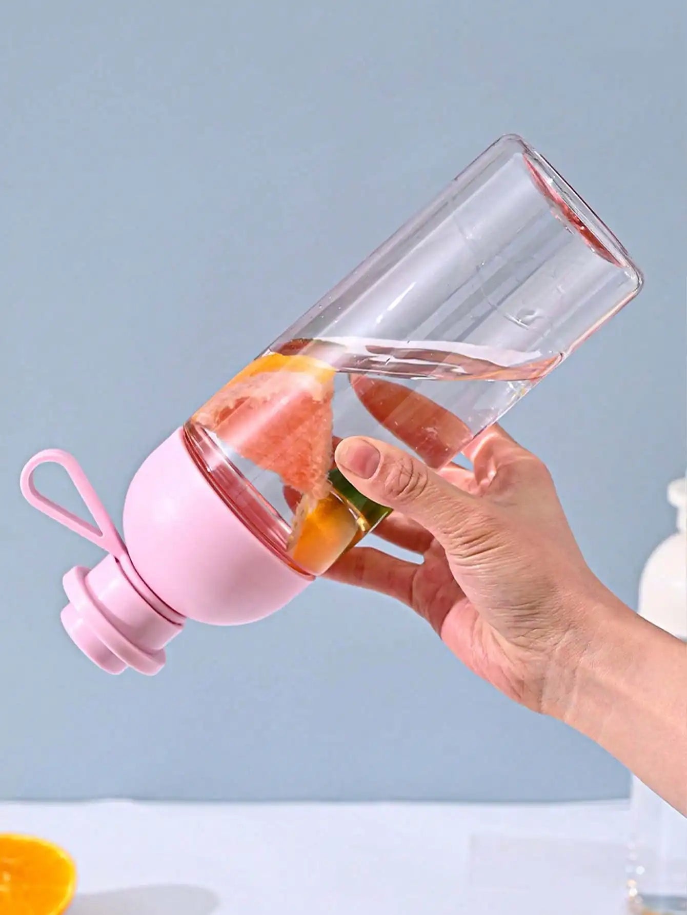 Portable Leak Proof Water Bottle Reusable Cup Outdoor Fitness Sports Qme pink >1L