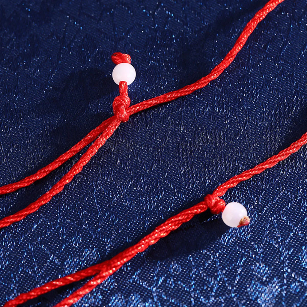 Maitreya Buddha Pendant Hand Woven Red Rope Necklace Fashion Guanyin Bodhisattva Lucky Necklace Women Religious Gifts Wholesale Qme