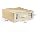 Creative Bed Sheet Storage Box Clothing Fabric 4-piece Organizer Qme E