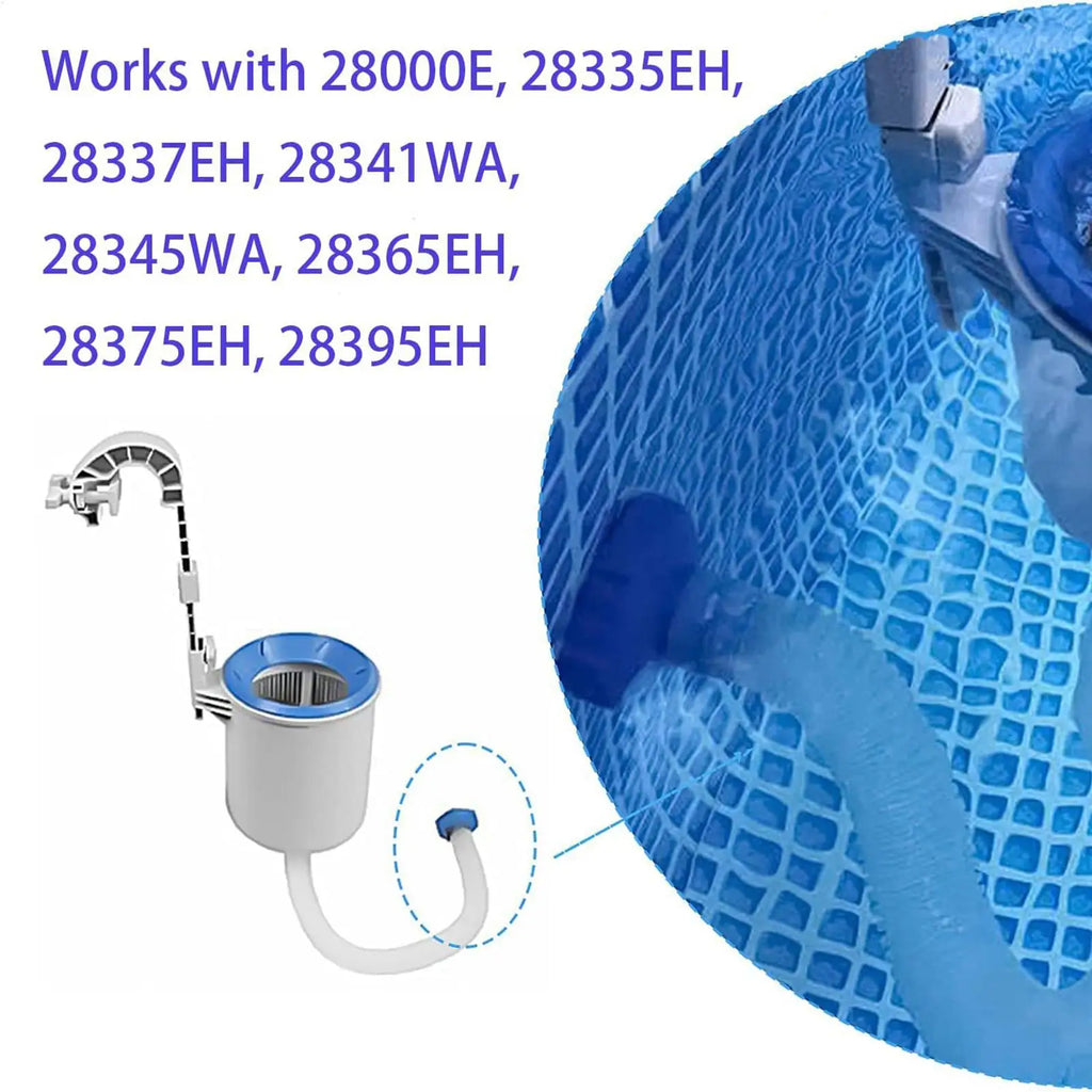 Pool Vacuum Plate For Skimmer Universal With Hose & 2 Iron Rings Pool Vacuum Skimmer Attachment Kit For Maintenance Cleaning Qme