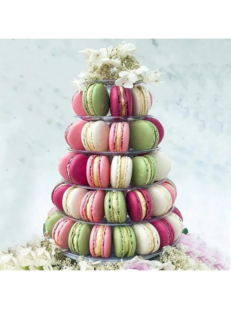 4 6 Layer Macaron Dessert Luxury Pastry Display Rack Paper Cup Cake Qme