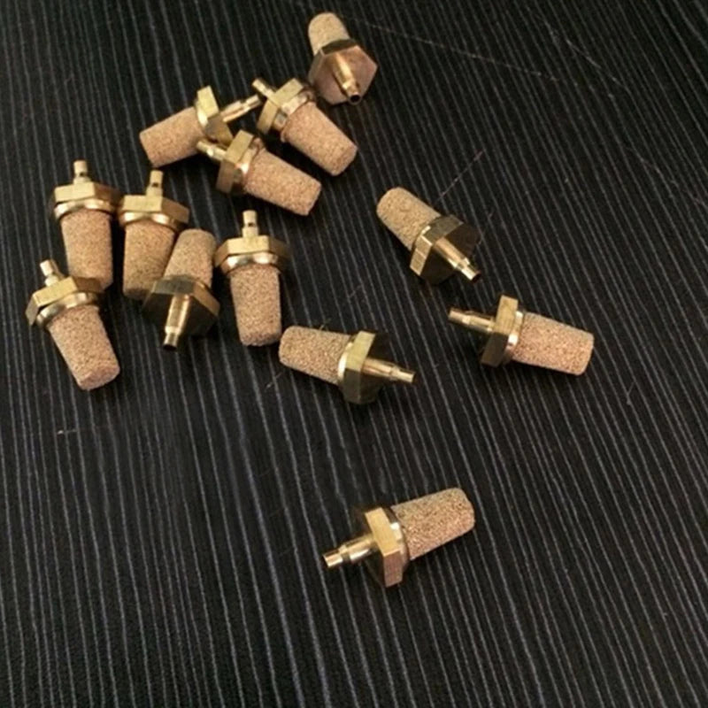 5Pcs Filter Pure Copper Filter Tip Universal Copper Fog Machine Oil Filter For Stage Effects Misting Nozzle Replacement Parts Qme
