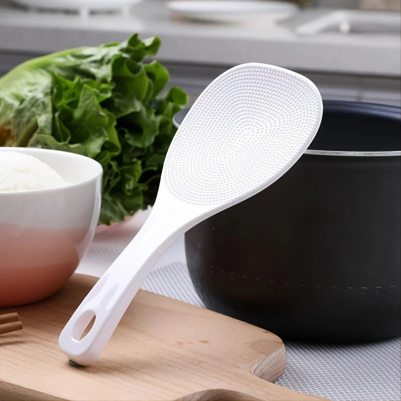 1pc Plastic Rice Paddle Spoon, Anti-Scald, Non-Stick And Easy To Clean Qme