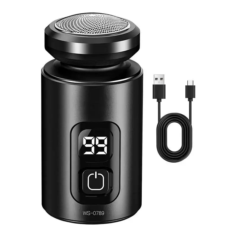 Mini Electric Shaver LED Face Waterproof Razor Wet Dry USB Qme