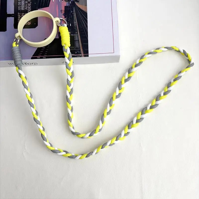 Braided Crossbody Strap Insulated Cups Water Bottle Shoulder Cup Qme A