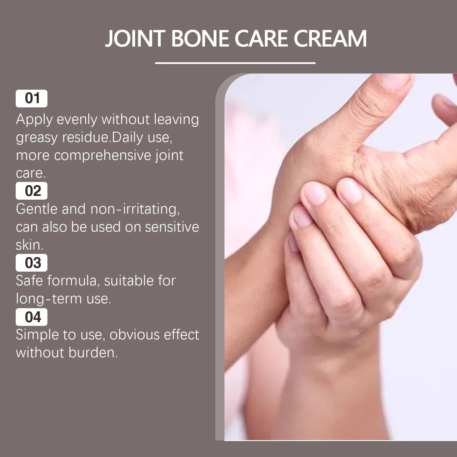 Bee Venom Joint Bone Care Cream oothes Muscle & Joint Discomfort Moisturizing Knee Body Massage Cream for Knees Back Shoulders Qme