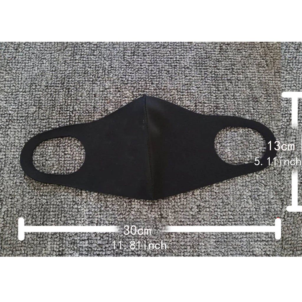 Rhinestone Letter Ice Silk Cotton Mask Adult Black Resuable Washable Soft and Comfortable Mask Outdoor Cycling Mask Qme