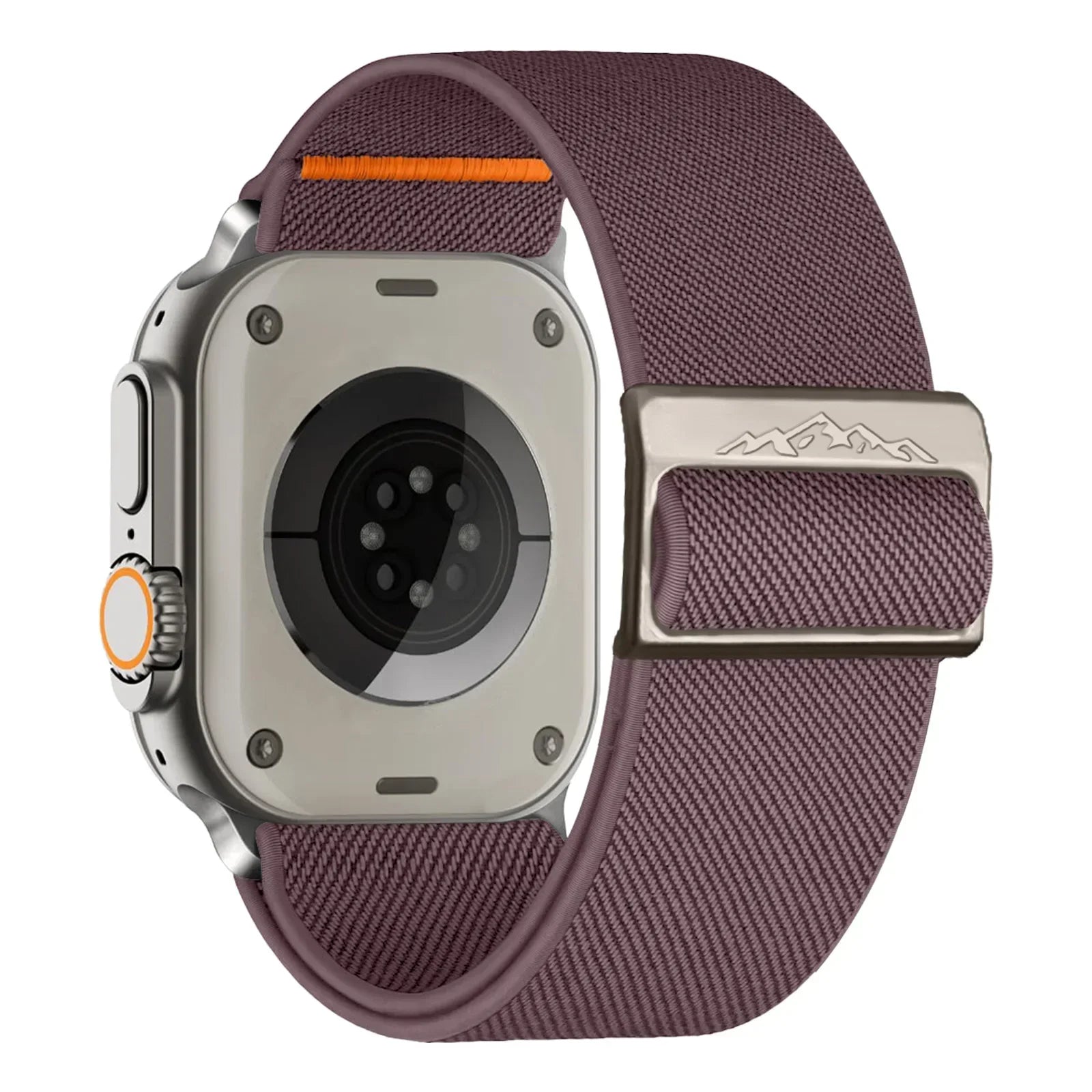 Nylon Strap for Apple Watch Band IWatch Series 9 8 7 SE Ultra 2 Bracelet 44mm 45mm 49mm 40mm 41mm Correa Watchband Accessories Qme smoky purple 42mm 44mm 45mm 49mm
