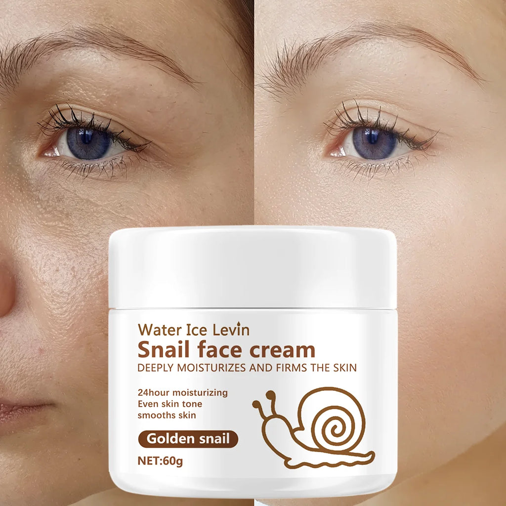 Snail Anti-aging Cream Collagen Moisturizing Nourish Repair Face Damaged Lift Firm Smooth Bright Whitening Skin Care Qme