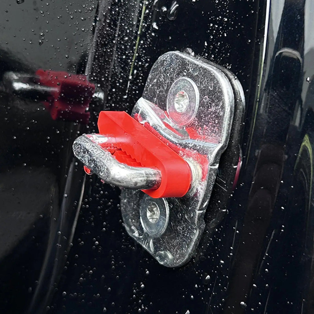 4 piece Car Door Shock Absorber Silicone Latch Cover For Noise Reduction, Commuting Short Trips & Urban Riding car accessories Qme