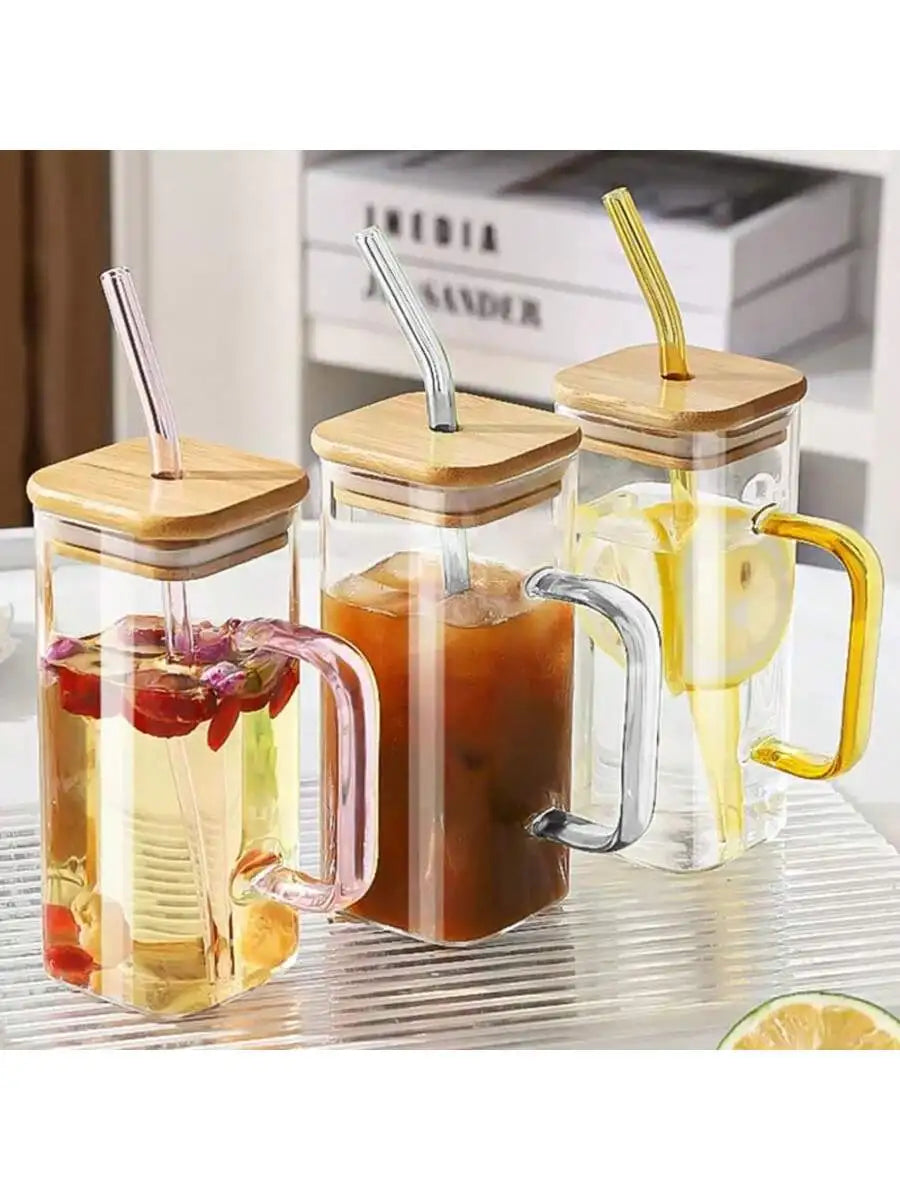 400 Smoothie Cup Straw Heat-resistant Juice Drink Large Capacity Qme