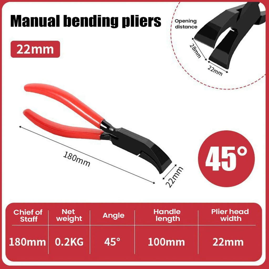 Ring Bending Pliers Heavy Duty Carbon Steel Manual Metal Bender Home Qme