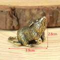 Antique Miniature Animal Ornaments Figurines Vintage Brass Mini Qme A10