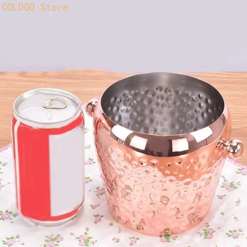 Wide Mouth Ice Buckets Drink Coolers Beverage Tub Wine Bucket Parties Qme