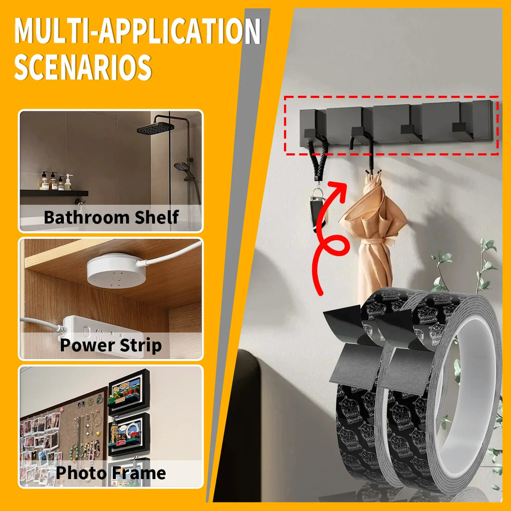 Double Sided Adhesive Tape, High Viscosity Car Fixed Adhesive, High Temperature Resistant, Waterproof No Marks,No Trace Adhesive Qme