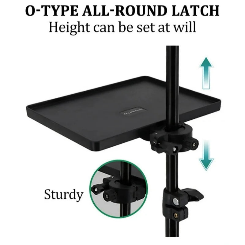 Adjustable Lash Tray Holder for Ring Light Clip On Organizer Stand for Eyelash Extension Beauty Accessories Qme
