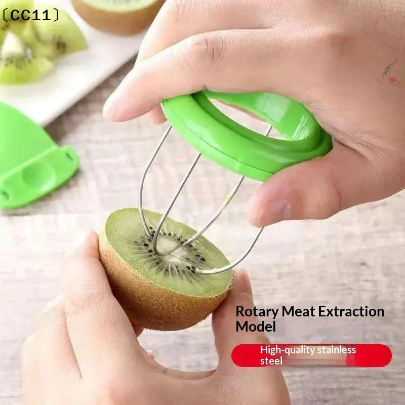 Kiwi Peeler Professional Cutter Tool 1 Stainless Steel Fruit Slicer Qme