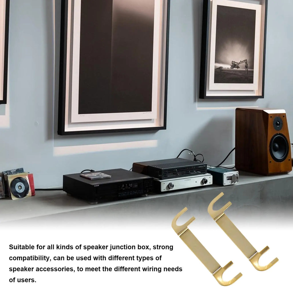 Speaker Wire Connector 2Pcs Copper Terminal Connectors Speaker Wiring Lug Terminal Cup Connector Speaker Connector Speaker Qme