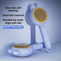 Pet Dog Brush Cat Comb Self Cleaning Pet Hair Remover Brush For Dogs Cats Grooming Tools Pet's Dematting Comb Dogs Accessories Qme A12
