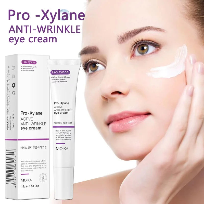Instant Eye Bag Removal Cream Collagen Anti-Wrinkle Fade Fine Lines Firming Skin Anti Dark Circle Puffiness Brighten Eye Care Qme 1pc