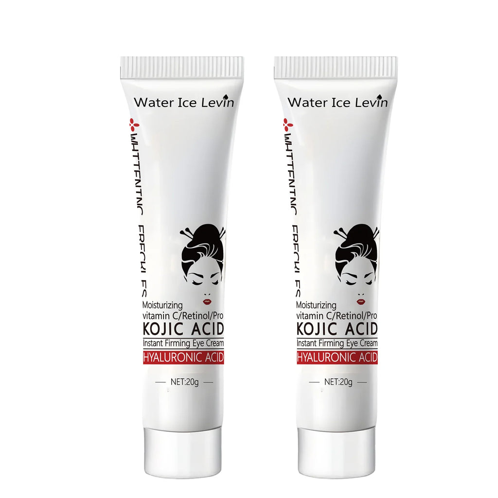 Kojic acid Eye Cream skincare Anti Dark Circles Eye Bags Firming Moisturizing skincare Eyes Cream Eyes Beauty care Qme Two bottles