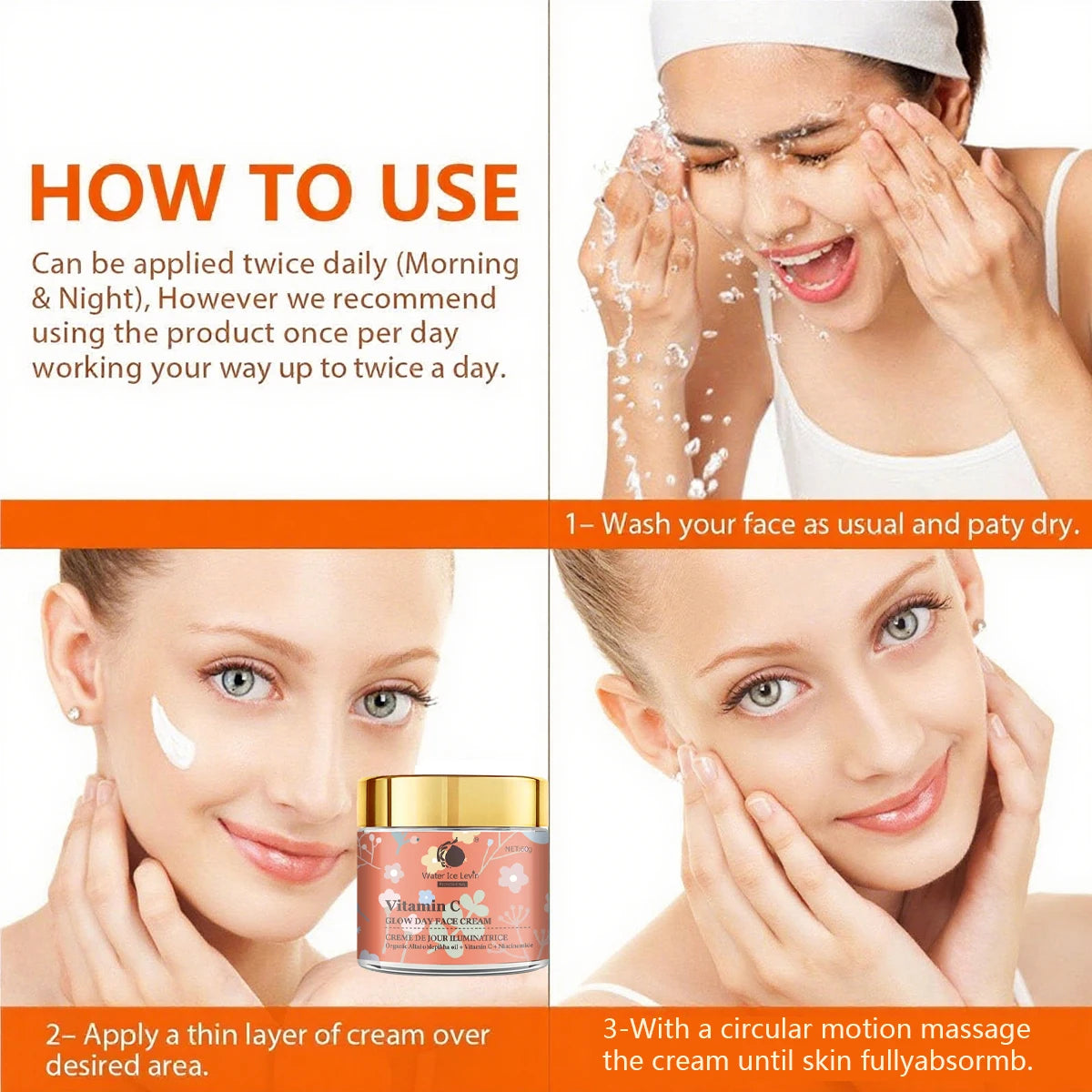 Natural Moisturizing and Nourishing Face Cream with Organic Sunflower Seed Oil, High Vitamin Content, Antioxidant, Lightweight Texture, Absorbs Well, Suitable for Sensitive Skin Qme