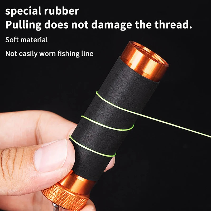 Line Pull Rod Aluminum Alloy Rubber Anti-slip Snag Pulling Hook Tying Qme