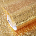 DIY Waterproof Oil Proof Aluminum Foil Self Adhesive Wall Sticker Gold Shiny High Aesthetic Utility Kitchen Stickers Qme Gold