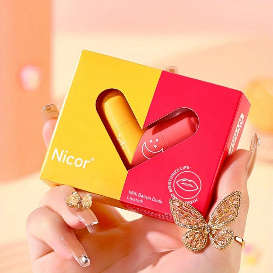 Double Head Lipstick Lasting Moisturizing Deep Care Lips Bright Ideal Qme