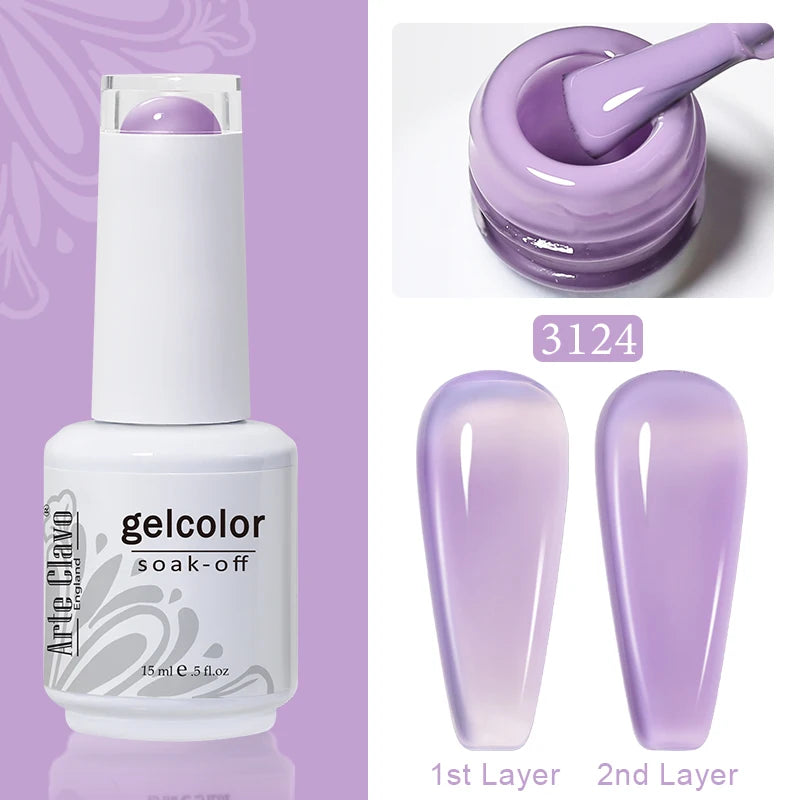 Arte Clavo Macaron Spring Series Gel Nail Polish Pigment Semi