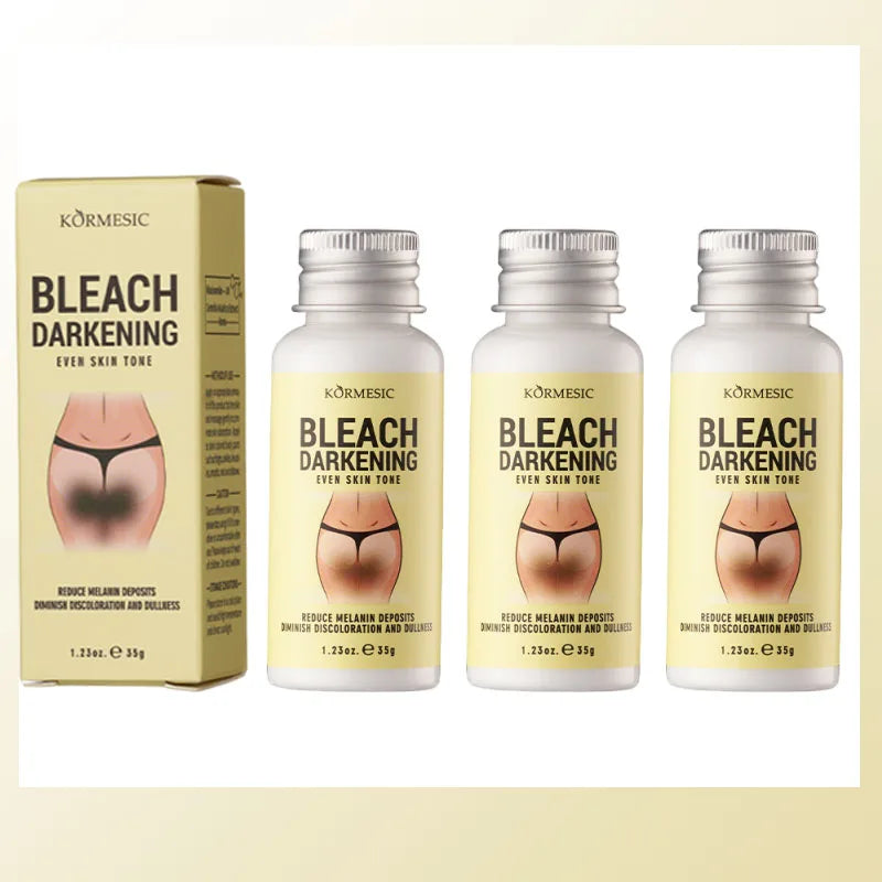 Body Whitening Cream Private Parts Underarm Dark Skin Bleaching Serum Niacinamide Whitening Lighten Dark Spots Snow Bleach Cream Qme 3pc