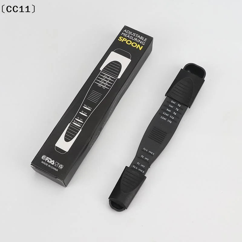 Double Ends Adjustable Measuring Spoon Gram Milliliter Teaspoon Qme Default Title